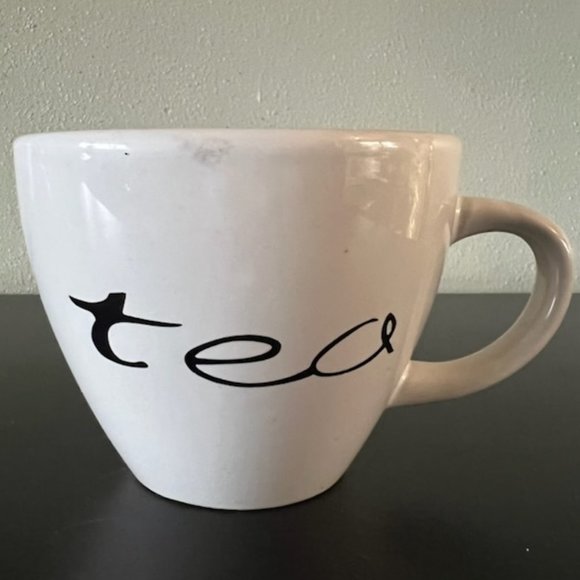 Shonfeld’s Other - Shonfeld’s Wide Top Tea  Cup Mug w/ Word “Tea” in Stylized Font